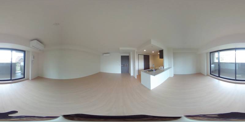 パノラマ画像リビング