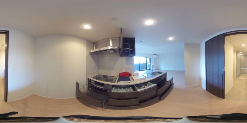 パノラマ画像キッチン