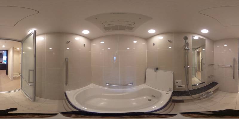 パノラマ画像バスルーム