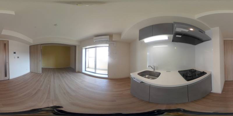 パノラマ画像キッチン