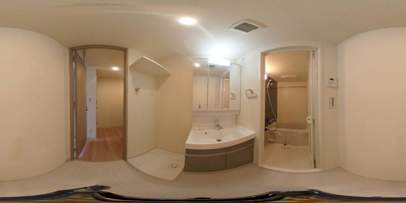 パノラマ画像洗面所