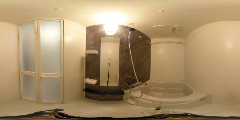 パノラマ画像バスルーム