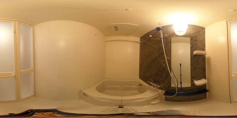 パノラマ画像バスルーム