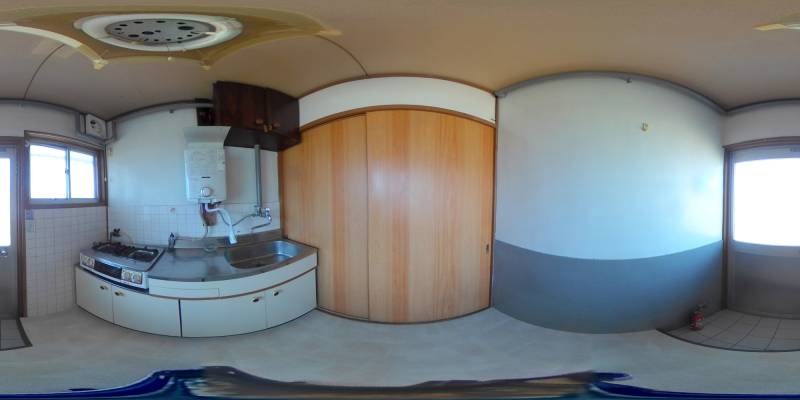 パノラマ画像キッチン