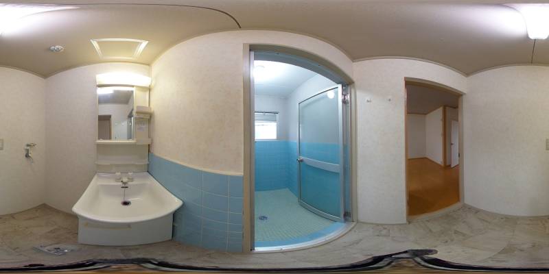 パノラマ画像洗面所