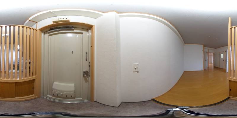 パノラマ画像玄関