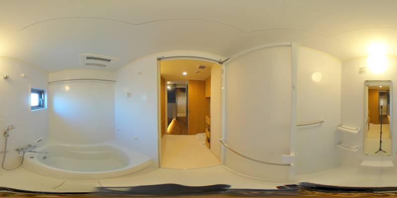 パノラマ画像バスルーム