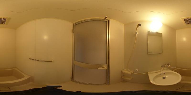 パノラマ画像バスルーム