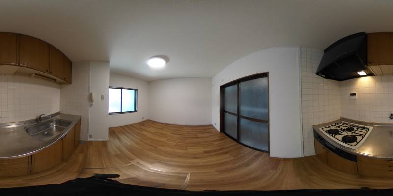 パノラマ画像キッチン