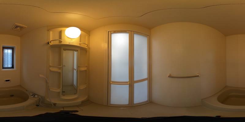 パノラマ画像バスルーム