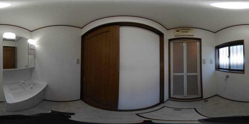 パノラマ画像洗面所