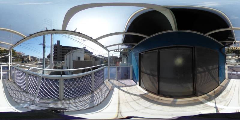 パノラマ画像バルコニー