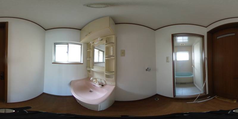 パノラマ画像洗面所