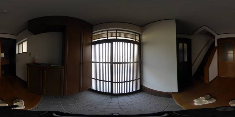 パノラマ画像玄関