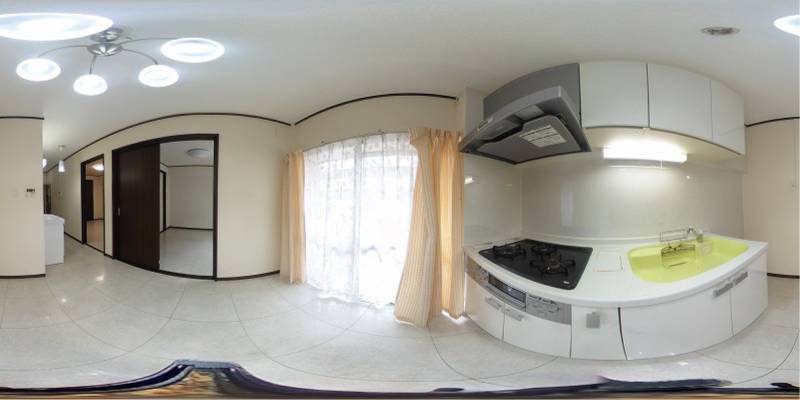 パノラマ画像キッチン