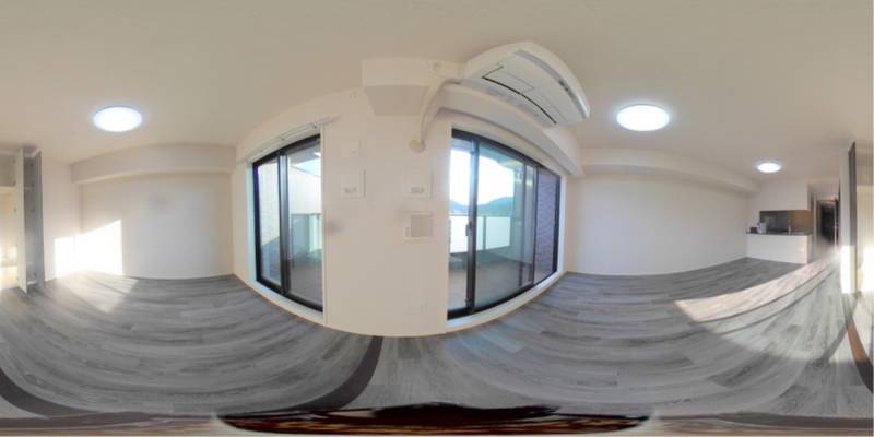 パノラマ画像リビング