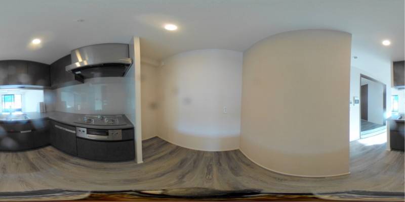 パノラマ画像キッチン