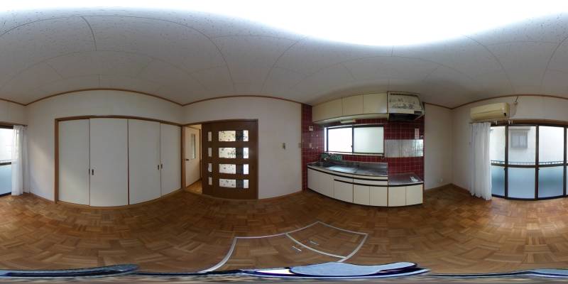 パノラマ画像キッチン