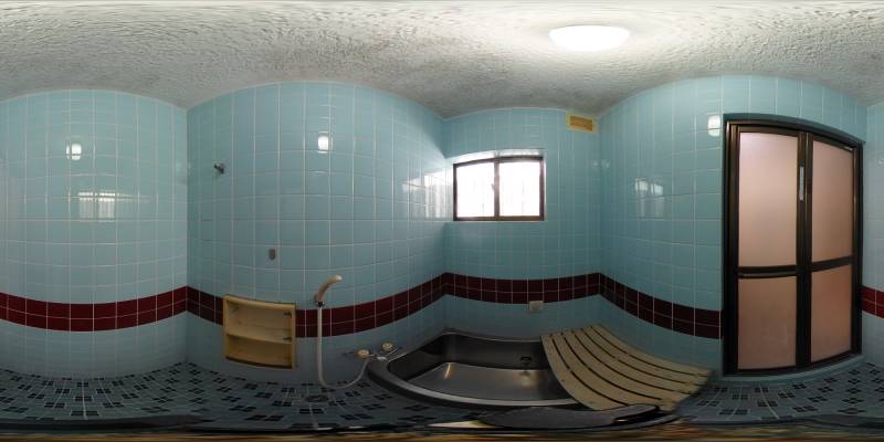 パノラマ画像バスルーム