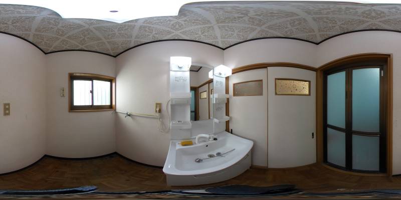 パノラマ画像洗面所