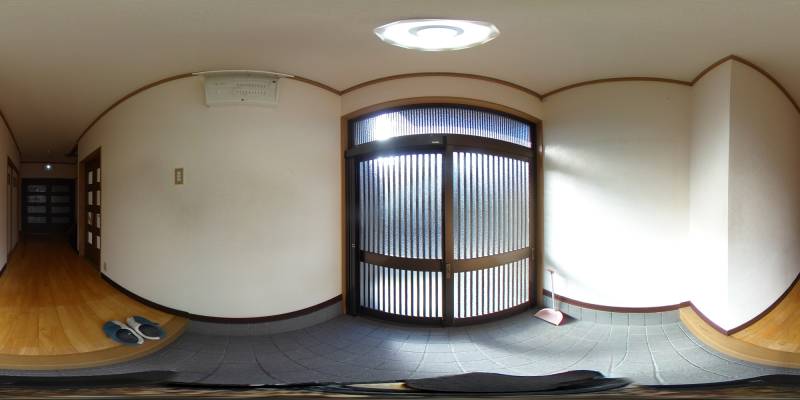 パノラマ画像玄関