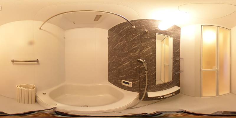 パノラマ画像バスルーム