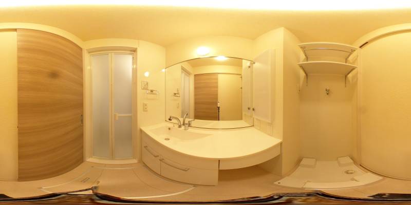 パノラマ画像洗面所