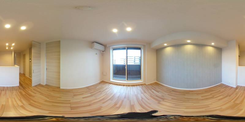 パノラマ画像リビング