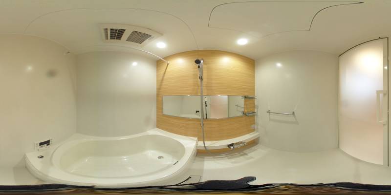 パノラマ画像バスルーム