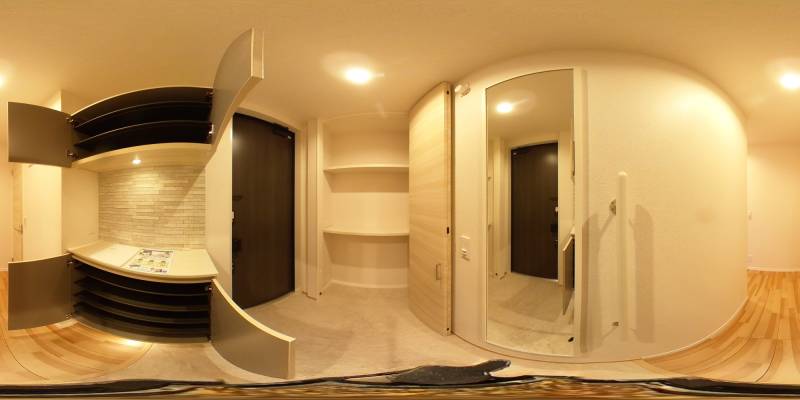 パノラマ画像玄関