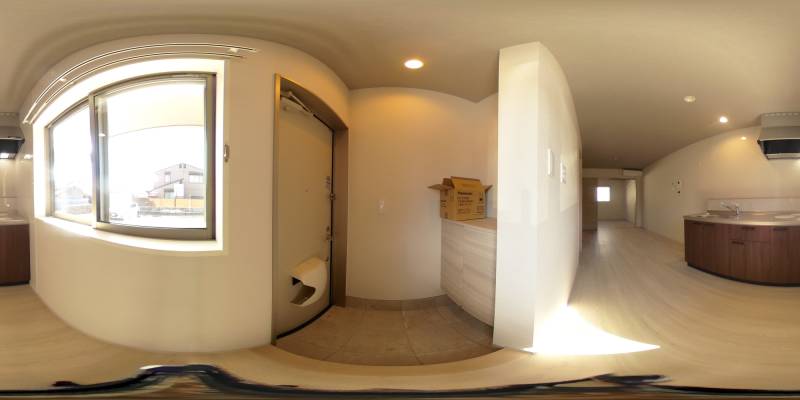 パノラマ画像玄関