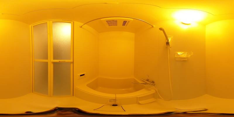 パノラマ画像バスルーム