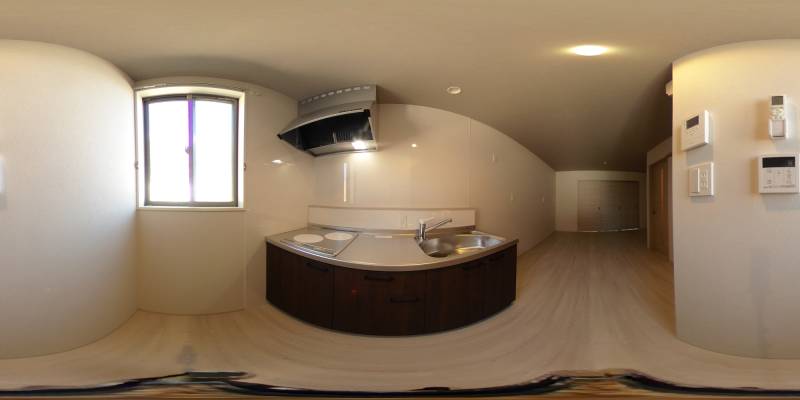 パノラマ画像キッチン
