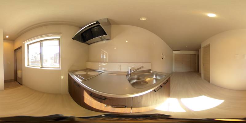 パノラマ画像キッチン