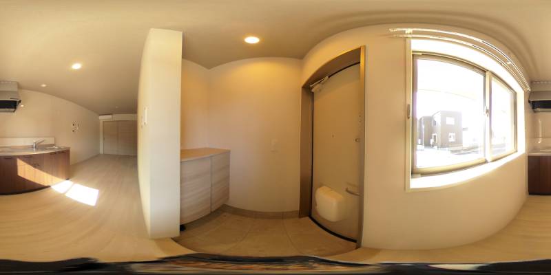 パノラマ画像玄関