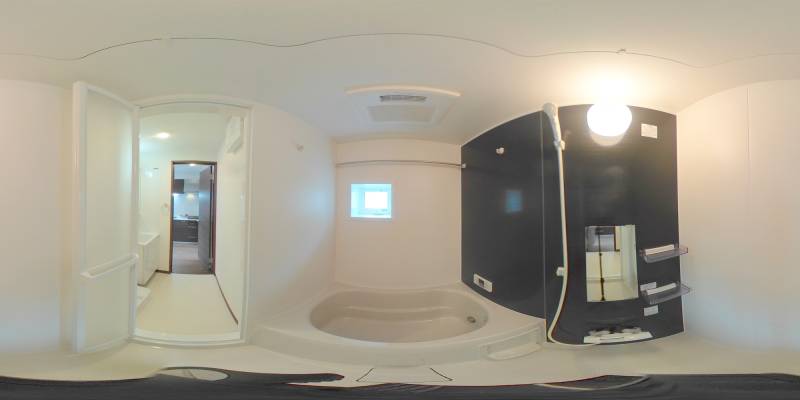 パノラマ画像バスルーム