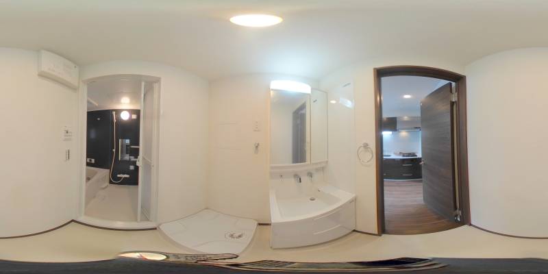 パノラマ画像洗面所