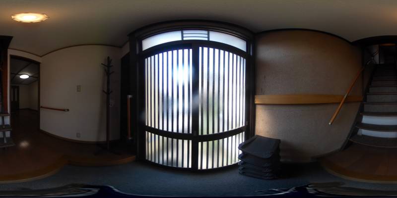 パノラマ画像玄関