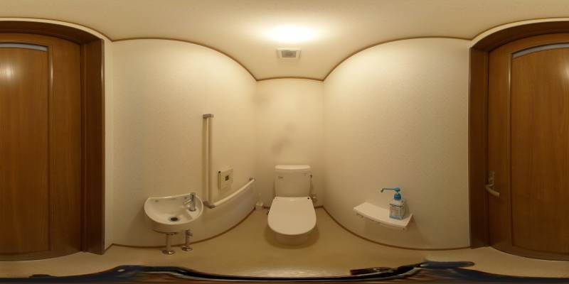 パノラマ画像トイレ