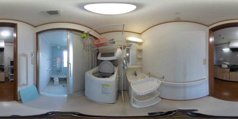 パノラマ画像洗面所