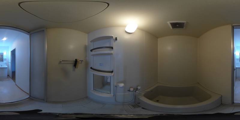 パノラマ画像バスルーム