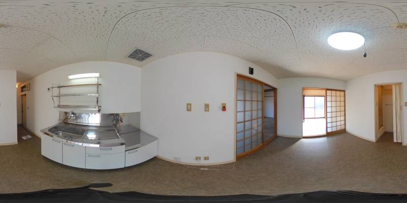 パノラマ画像キッチン