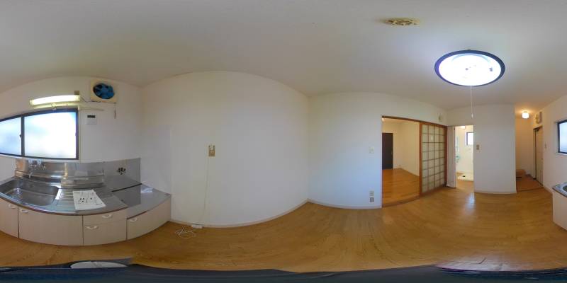 パノラマ画像キッチン