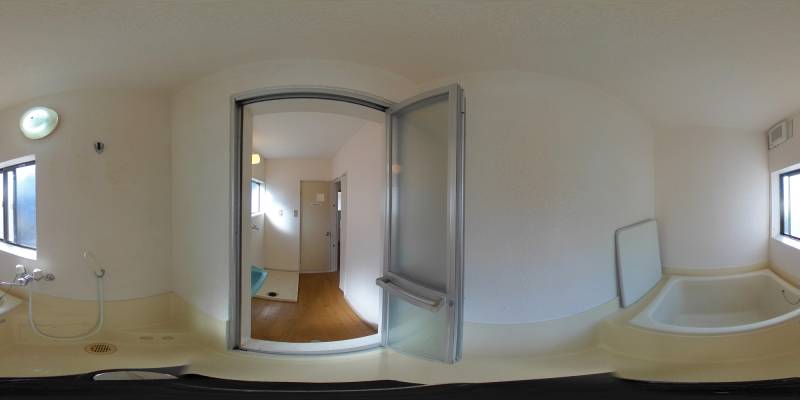 パノラマ画像バスルーム