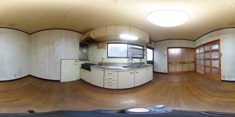 パノラマ画像キッチン