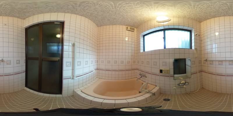 パノラマ画像バスルーム