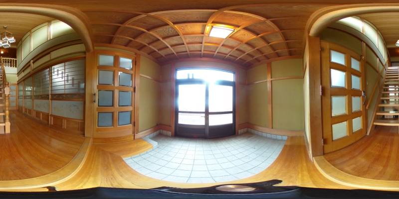 パノラマ画像玄関