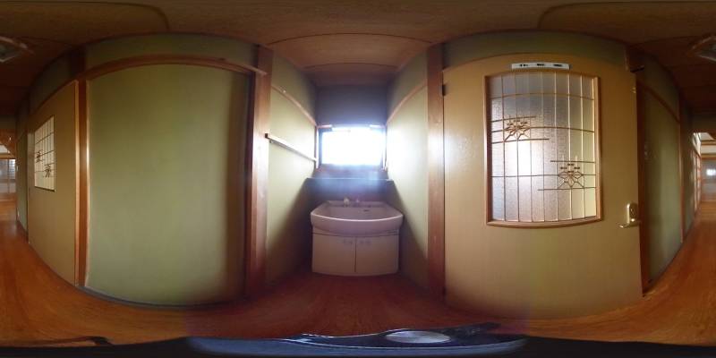 パノラマ画像洗面所