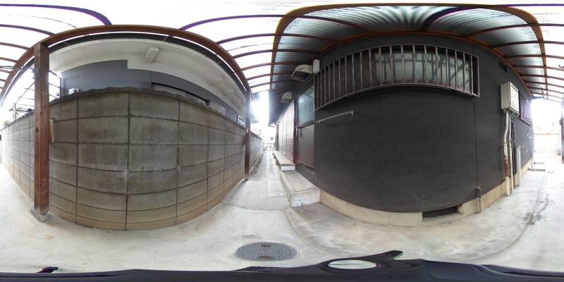 パノラマ画像バルコニー