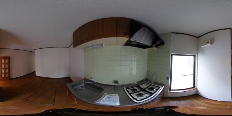 パノラマ画像キッチン